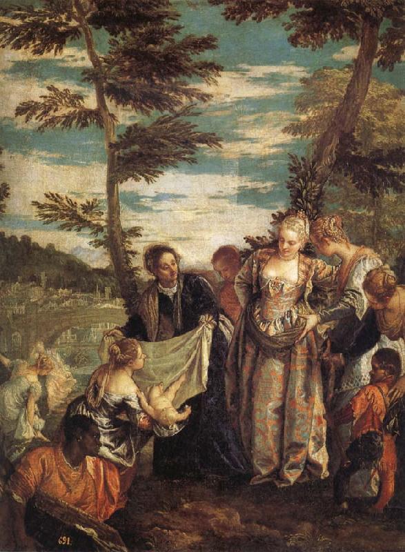 Paolo Veronese The Finding of Moses oil painting image